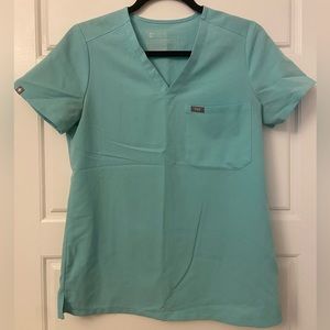 Figs women’s Fresh Aqua Catarina -One-Pocket Scrub Top